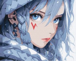 Malen nach Zahlen - Die Magie der blauen Augen ©art_selena_ua