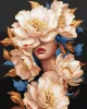 Painting by numbers - A floral beauty with metallic paints ©victoria_art___