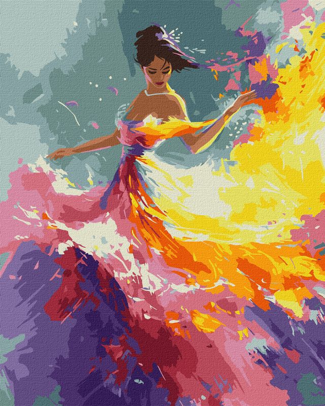 Malen nach Zahlen - Elegante Prinzessin ©art_selena_ua