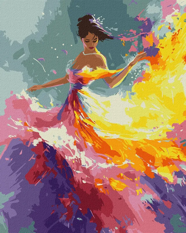 Malen nach Zahlen - Elegante Prinzessin ©art_selena_ua
