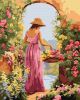 Painting by numbers - A girl with flowers ©art_selena_ua