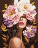 Painting by numbers - In the fragrance of peonies with metallic paints ©art_selena_ua