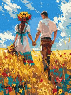 Malen nach Zahlen - Ein Spaziergang der Liebenden ©art_selena_ua