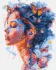 Malen nach Zahlen - Das Mädchen und die Schmetterlinge ©art_selena_ua