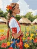 Malen nach Zahlen - Eine schöne ukrainische Frau ©art_selena_ua