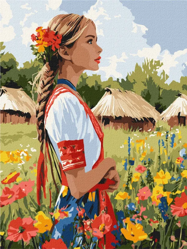 Malen nach Zahlen - Eine schöne ukrainische Frau ©art_selena_ua