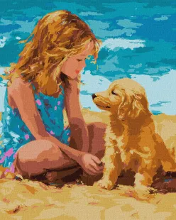 Malen nach Zahlen - Ein Freund aus Kindertagen ©art.solomiia