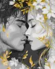 Malen nach Zahlen - Blick mit den Lippen mit extra Metallic-Farben ©art_selena_ua
