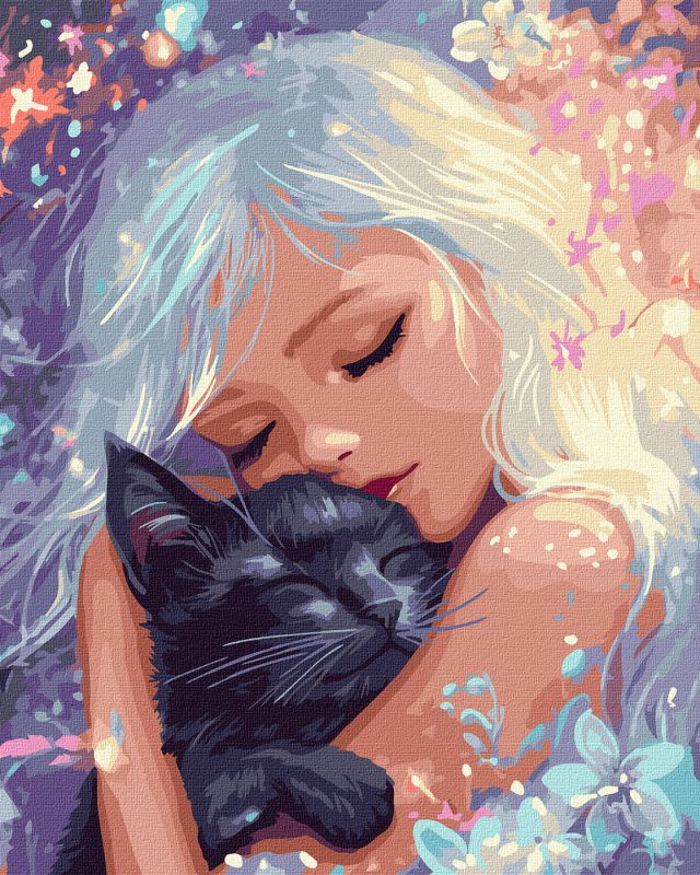 Painting by numbers - Fluffy talisman ©art_selena_ua