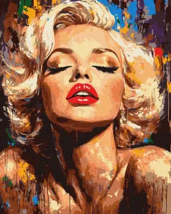 Malen nach Zahlen - Die strahlende Monroe ©art_selena_ua
