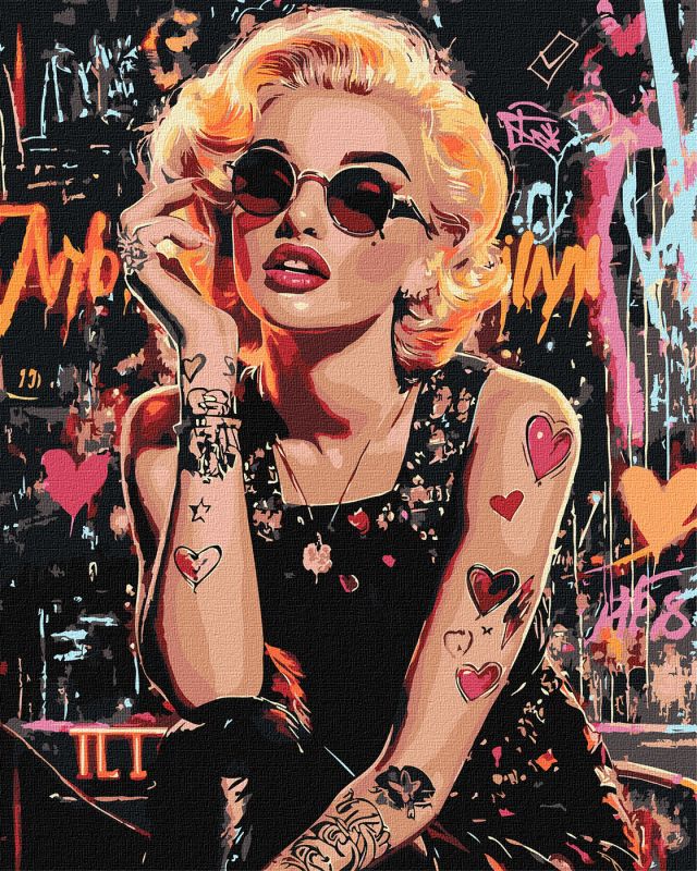 Painting by numbers - Rebel Monroe ©art_selena_ua
