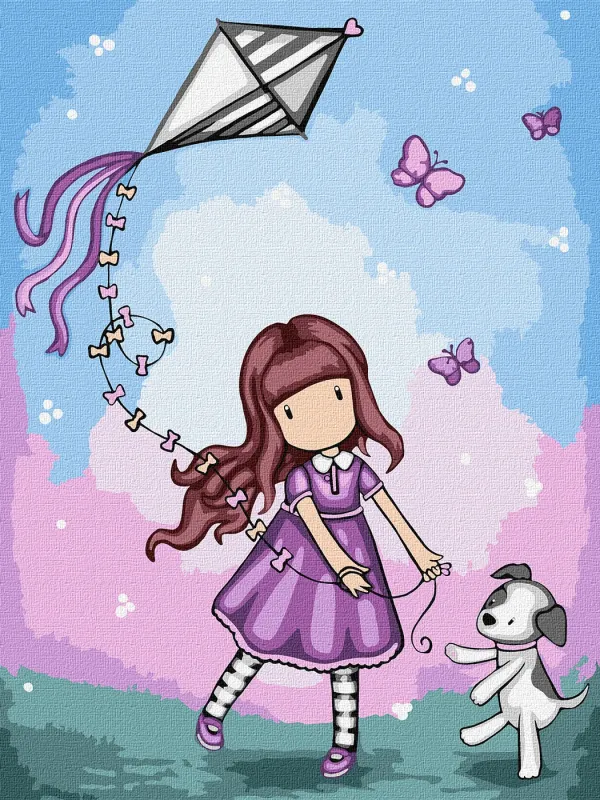 Malen nach Zahlen - Don’t Fly Away Santoro Gorjuss Collection