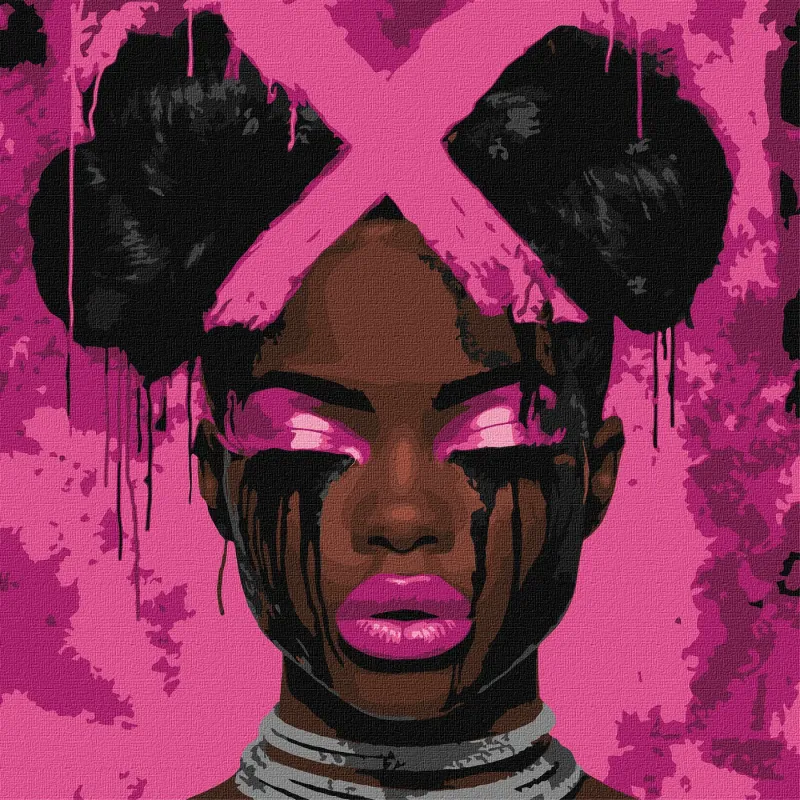 Painting by numbers - Tears of neon ©art_selena_ua