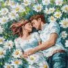 Malen nach Zahlen - Deine Umarmung zwischen den Blumen ©art_selena_ua