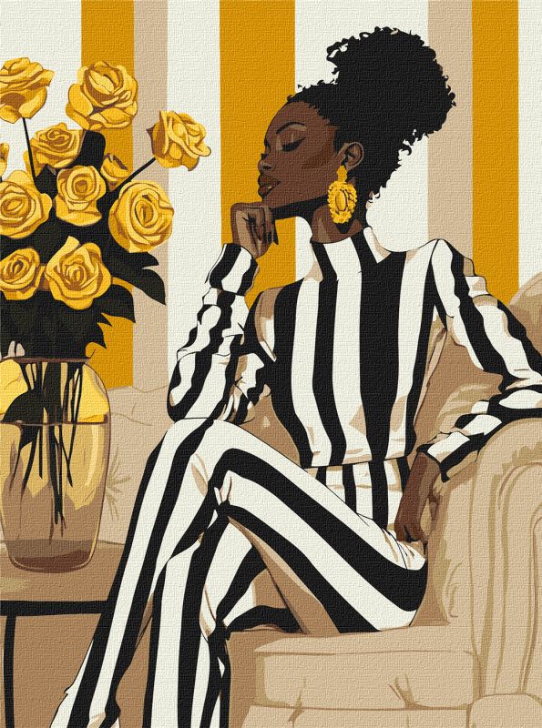 Painting by numbers - Graceful lines ©art_selena_ua