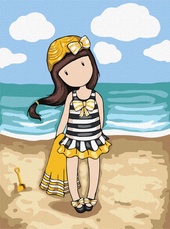 Malen nach Zahlen - Beach Belle Santoro Gorjuss Collection