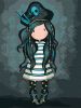 Painting by numbers - Black Pearl Santoro Gorjuss Collection