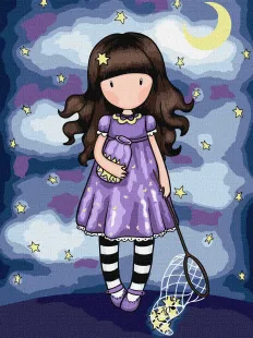 Malen nach Zahlen - Catch A Falling Star Santoro Gorjuss Collection