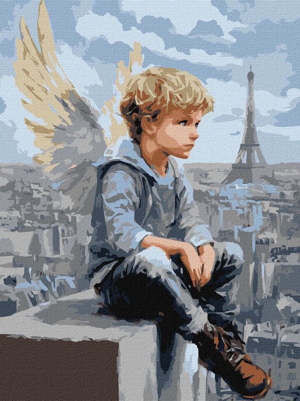 Painting by numbers - Angel Boy ©art_selena_ua