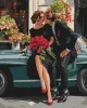 Painting by numbers - Romantic couple near the car ©art_selena_ua