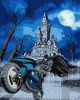 Malen nach Zahlen - Batman: Batcycle mit extra Metallic-Farben ©Warner Bros.