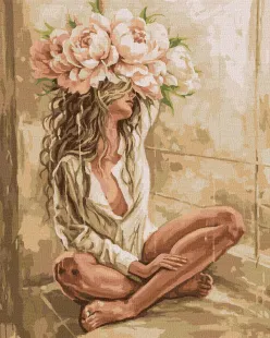 Malen nach Zahlen - Die Geheimnisse der Pfingstrosen ©art_selena_ua