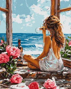 Malen nach Zahlen - Ein traumhafter Morgen am Meer ©art_selena_ua