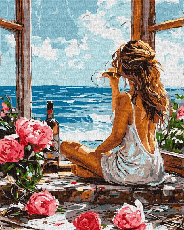 Malen nach Zahlen - Ein traumhafter Morgen am Meer ©art_selena_ua