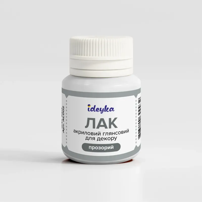 Acryl-Glanzlack für Dekoration (transparent)