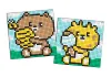 Diamond mosaic on a sticker - Goodies, set of 2 pcs