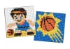 Diamond Painting auf einem Aufkleber - Sport. Basketball, Satz mit 2 Bildern
