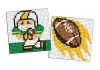 Diamond Painting auf einem Aufkleber - Sport. American Football, Satz mit 2 Bildern