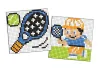 Diamond Painting auf einem Aufkleber - Sport. Tennis, Satz mit 2 Bildern
