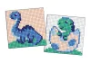 Diamond Painting auf einem Aufkleber - Jurassic period. Dinosaurier 2, Satz mit 2 Bildern