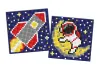 Diamond Painting auf einem Aufkleber - Berufe. Astronaut, Satz mit 2 Bildern