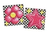 Diamond Painting auf einem Magnet - Blume und Stern, Satz mit 2 Bildern