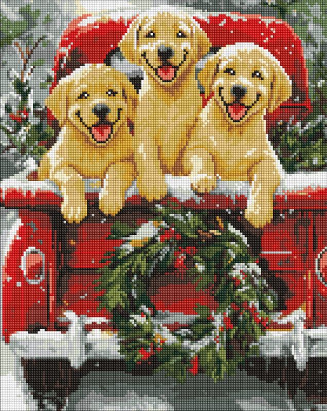 Diamond Painting - Hundeausflug ©art_selena_ua