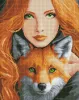 Diamond Painting ohne Rahmen - Feuerfuchs ©art_selena_ua