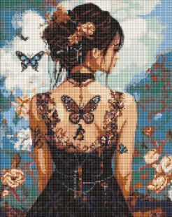 Diamond Painting - Schönheit mit Schmetterlingen ©art_selena_ua