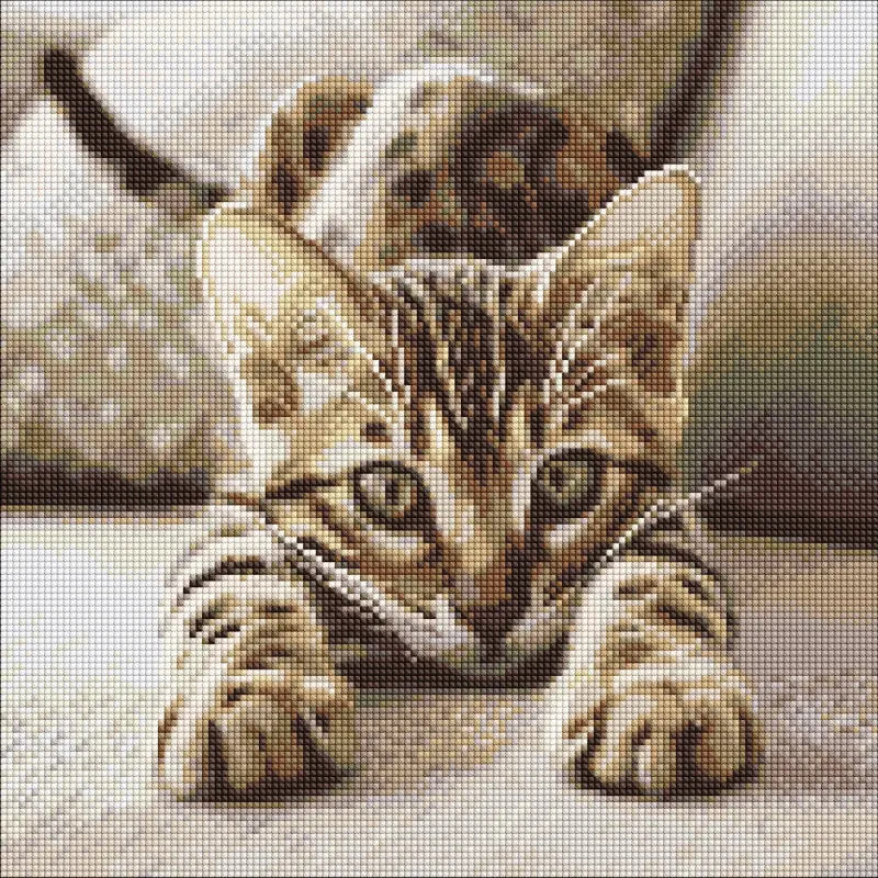 Diamond Painting - Verspieltes Kätzchen ©art_selena_ua