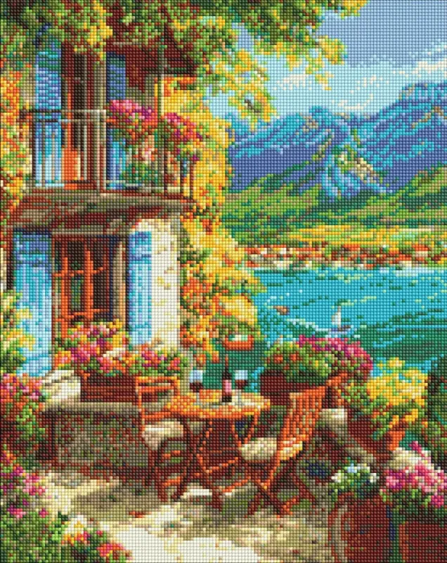 Diamond Painting - Siesta auf Sizilien ©art_selena_ua