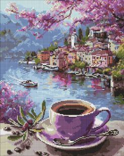 Diamond Painting - Kaffee in Violetttönen ©art_selena_ua
