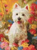 Diamond Painting - Hund in Blumen ©art_selena_ua