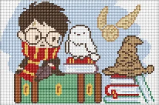 Diamond Painting ohne Rahmen - Harry Potter: Harrys Reise ©Warner Bros.