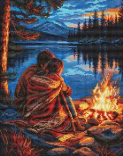 Diamond Painting - Paar am Feuer ©art_selena_ua