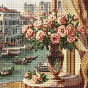 Diamond Painting - Rosen in Venedig ©art_selena_ua