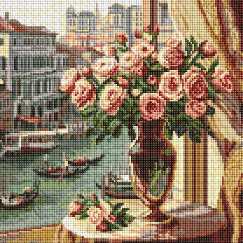 Diamond mosaic - Roses in Venice ©art_selena_ua