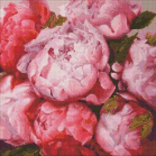 Diamond Painting - Zerbrechliche Pfingstrosen ©Yulia Tomesko