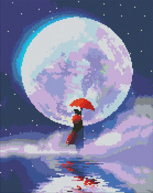 Diamond Painting - Mondlicht