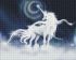Diamond mosaic - White unicorn